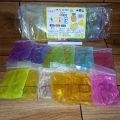 pack of 5 Colors Trendy Super Jelly Clay / Jelly Clay / Slime Transparent Crystal Art # OFA-JCS01 (5 Pcs). 