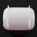 Pnk Whte Small Hamsters Bathng Sand Cage Pet Bathroom 10 x 7 x 7cm. 