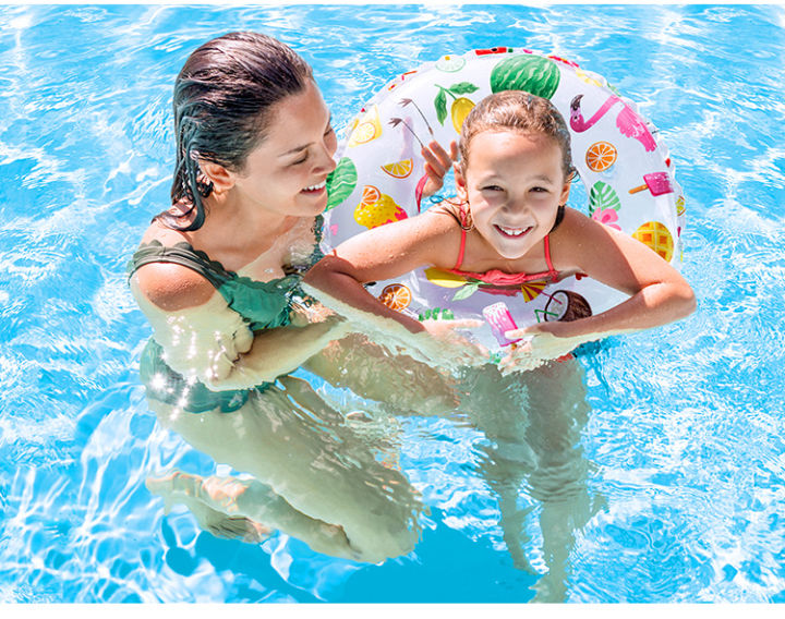 INTEX%2059230%20LOVELY%20PRINT%20SWIM%20RINGS%2020IN%20Swimming%20Tube/Multiple%20Designs%20Fluorescent%20Transparent%20Swimming%20Pool%20Tube%20Rings%20for%20kids%201%20Tube%20-%20Image%205