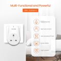 Tenda SP6 Smart Plug, Alexa Plug 13A WiFi Plug Works with Alexa & Google Home, APP Remote Control, Schedule & Timer Function, Wireless Smart Socket No Hub Required,2.4GHz Only. 