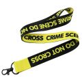YQ1221 Warning Sign Keychain Lanyard VIP Phone Rope Crime Scene Neck Straps For Keys USB Pendants Cord Hang Rope Lariat Jewelry. 