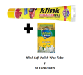 Klink Soft Wax Car Polish Tube (100 Grams) + 10 Klink Luster (pack of 2). 