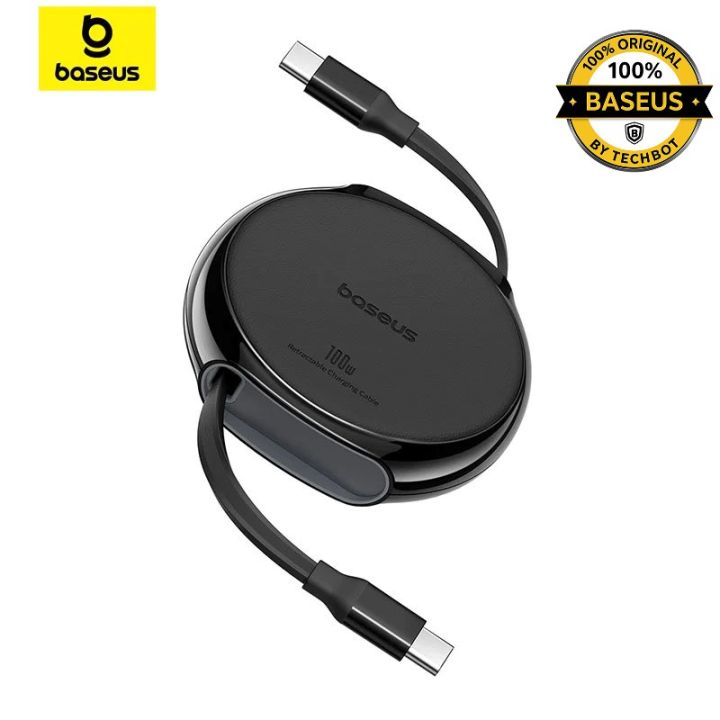 Baseus Type-C to Type-C 100W Charging Cable, Pathfinder Series Free2Draw Fast Charging Data Cable