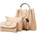 New Casual Ladies Handbags with Long Shoulder with Ultimate Ladies Handbags Set 3 Piece Ladies Handbags for Girls, Handbag for Girls Crossbody & Shoulder Bags, Pu Leather Bags for Girls, Girls Fashion bags, Large Capacity, Casual Bags, Gifts for Girls.. 