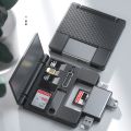 PULUZ- 7 in 1 OTG SD Card Reader USB Type-C Adapter TF SD SIM PIN Storage Box PF-50 Silver Gray/PF-50 Silver/PF-50 Black. 