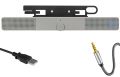 100% Original HP SP03A01 Silver Flat Panel LCD USB Speaker Bar. 