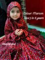 Kids Namaz Chadar Hijab with full Sleeves Fabric: Swiss Lawn. 