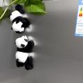 1Pc Cartoon Cute Soft Plush Panda Fridge Strong Magnet Refrigerator Sticker Belly Filling Cotton Home Decor Souvenir Accessories. 
