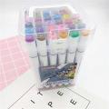 Art Marker Drawing Graphic Design Brush Tip Markers Fine Line Pen Painting 12/24/36 pcs Fine Colors Brush Set. 