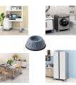 Home Accessories Anti-Vibration Pads For Washing Machine High Anti-Walking Anti-Slip Pads For Washer And Dryer - 4 PCS. 