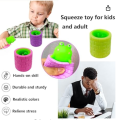 Squeeze Toys 1Pcs, pack of 2pcs, pack of 3pcs Fidget Frog Tree Stump Cup Squeeze Toys Sensory Squishy Toys for Boys Girls Funny Party Favors Stress Relief Home and Office Use Ball for Adult Autism ADHD. 