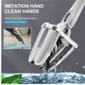 X-Type Flat Floor Mop ,Easy Squeeze Mop,Self Wringing Flat Mop,Hand-Free Wash Household Floor Mop. 