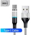 Data cable 5A super fast charging mobile phone data cable 360-degree magnetic charging cable data transmission cable. 