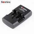Soshine S5 USB 2 Slots Li-ion RCR123/RCR2 Rapid Battery Smart Charger with LED Indicator for 14250/CR2/16340/17335/15266 Battery. 