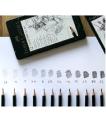 Faber Castell Sketch Pencils - Tin of 12 Castell 9000 Art Set Graphite Pencils. 