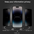 Dcode Bold 2 Privacy screen Protector - 5X Stronger with Round Edges, Temper glass , Scratch & Smudge-Resistant Surface, Easy to Install. 