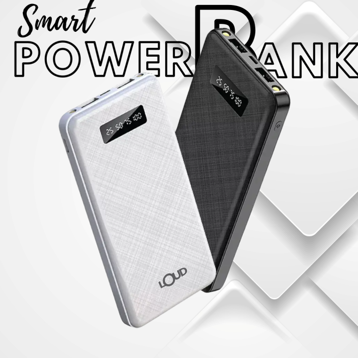Power Bank | Slim & Smart Power Bank | High Quality Original 8000mAh Power Bank With Led Light | Fast Power Bank With 2.0A Dual Port | Light Weight Power Bank | Loud PB310 Power Bank