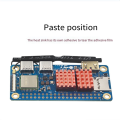 For OrangePi Zero 2W Pure Copper Heat Sink for OrangePi CPU Motherboard Cooling Multi-Functional Heat Sinks Durable. 