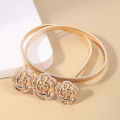 Peacock Shape Wedding Elastic Strap Decorative Bridal Belt, Stretchy Skinny Metal Strap. 