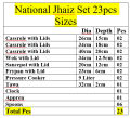 National Metal Finished Jhaiz Set Gift set Cookware set 23pcs Best quality ever Cookware Sets. 