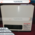 Japanaese Gas Blower Heater 4.07 Side Panel Latest Model Rinnai Tokoyo Gas Osaka Gas Tho Gas, Gas Fan Heater. 