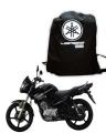 Waterproof Yamaha YBR, YBRG, YBZ, DX Motorcycles Top Cover - Black. 