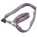 PC Computer USB Port Audio Headset Microphone Cable Support Front Panel. 