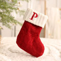 Christmas Stocking Classic Alphabet Letters Christmas Stocking. 