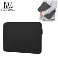 LouisWill Laptop Bag Notebook Protective Case PC Tablet Case Cover Hand Carry Laptop Bag Anti Shock Pouch Case with Plus Velvet Lining for Macbook Air Pro Retina 13.3 15.4 inch. 