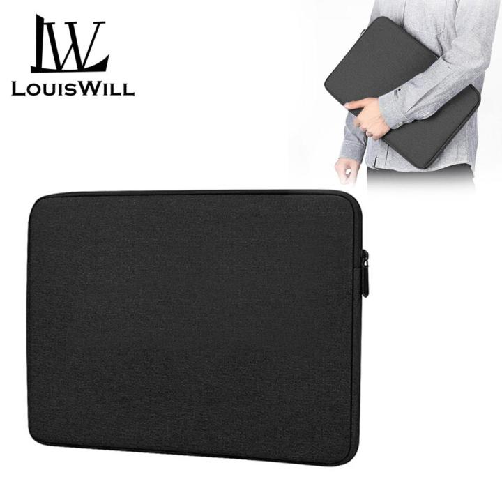 LouisWill Laptop Bag Notebook Protective Case PC Tablet Case Cover Hand Carry Laptop Bag Anti Shock Pouch Case with Plus Velvet Lining for Macbook Air Pro Retina 13.3 15.4 inch