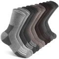 5Pairs Wool Socks for Men Warm Thermal Winter Socks Cozy Crew Breathable Hiking Boot Sock for Hiking Hunting Camping. 