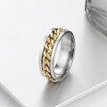 Eldorado Stainless Steel Chain Spinner Ring for Men Chain Spinner Chala for Boys. 
