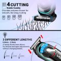 VGR V-075 Limited Edition Professional Hair Trimmer with LED Display, 4 Guide Combs for Men (3,6,9,12 mm, Color- Black) 1 Year Warranty. 