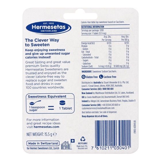 Hermesetas%20Mini%20Sweeteners%20Original%20Sugar%20Free,%201200%20Tablets%20(Imported)%20-%20Image%202