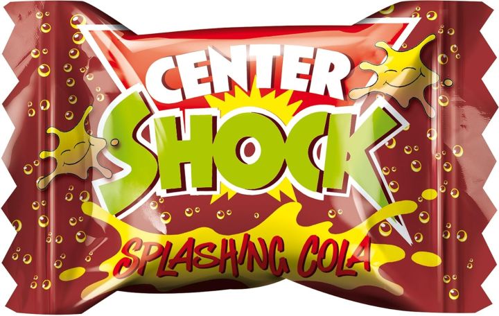 Center Shock Splashing Cola I Chewing Gum I Cola Flavor Extra Sour|(50 pcs) 75 gram