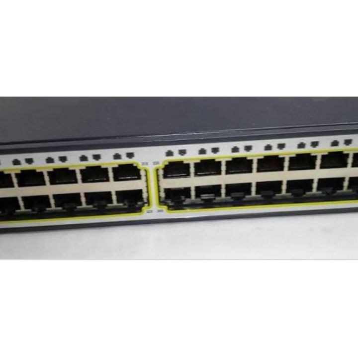 Cisco Switch , 3750 Series, 48 Ports with POE, Model no: WS-C3750-48PS-S
