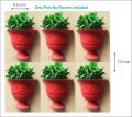 Pack of 12 Small Wall Hanging Pots. 