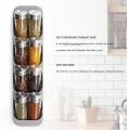 Kitchen Drawer Compact 8 Grids Spice Jar Organizer. 