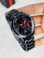 Wheel Watch Rotation Smart Watch for Boys Men Creative Fashion Men Stainless Steel Rotating dial 360 spin watch. 