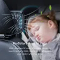 12V Mini 360 Rotating Dual Head Portable Car Seat Clip Fan Strong Wind Air Cooler Summer Car Fan Air Cooling Fan. 