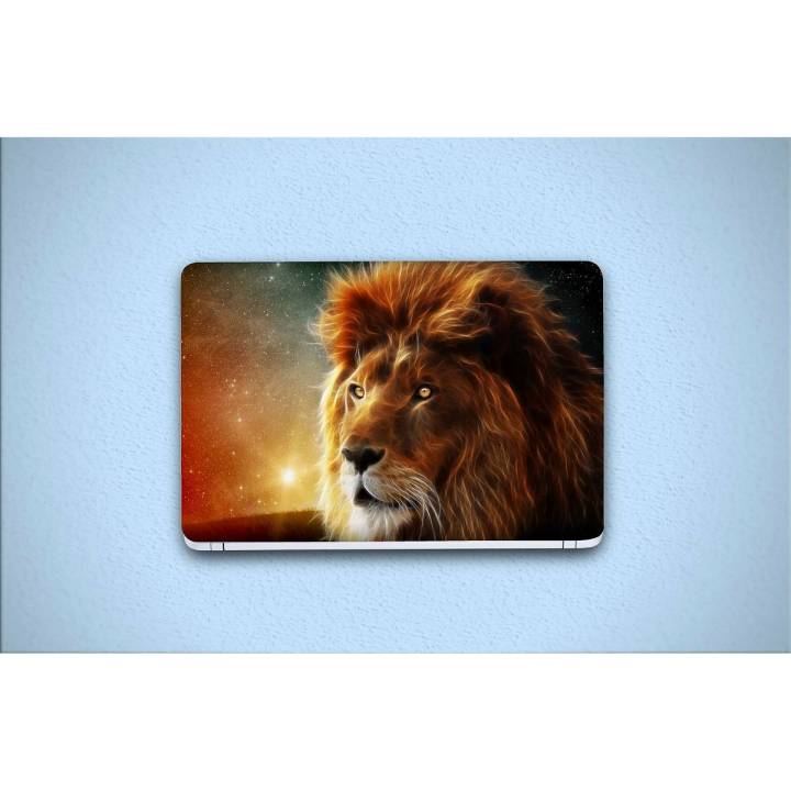 3D Lion Animal 4K Wallpapers Laptop Skin Sticker Cover Art Decal Protector