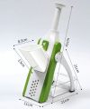 Brava Spring Slicer Vegetable Cutter Multifunctional high quality Vegetable Fruits Cutter -Vegetable Cutter and Slicer -Vegetable Slicer Cutter 5 in 1 Vegetable Peeler Cucumber Carrot Potato Slicer Peeler Grater. 