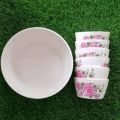 Set of 7 Pieces Serving Bowls Crockery Serving Bowl Set - High Quality Melamine Material Dinnerware Home Kitchen Accessories. 