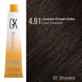 GK Hair Global Keratin Iced Chestnut Hair Color -3 shades (100ml/3.38 fl. oz). 
