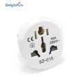 High Quality EU Plug Adapter Universal 16A 250V AU US UK CN To EU Wall Socket US to EU Converter Socket AC Travel Adapter. 