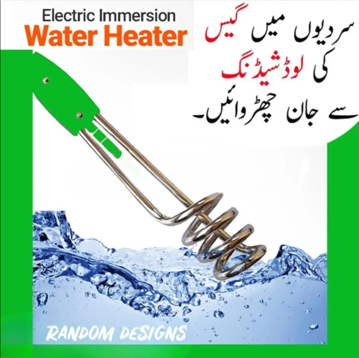 Electric Water Heating Rod Portable Electric Water Heater Electric Water Immersion Rod 1500 Watt