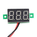DC Mini Voltmeter 0-30V 7-Segment Display and  0-100V dc mini voltmeter. 