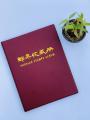 【PCCB】100 Rows - Postal Stamps Collection Album 20 Pages - Stamps Collection Supplies Book with Black Background. 