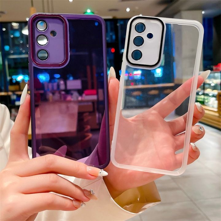 Colorful Casing For Samsung Galaxy A15 A 15 GalaxyA15 2023 Shockproof Silicone Phone Case Comes with camera protective film Back Cover