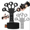 Hand Finger Gripper - Guitar Finger Gripper - Exerciser 6 Resistant Level Gripper - Finger Exerciser for Guitar Players -   Arms Hand Trainer for home. 